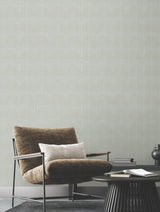 Universal Nature Gravel Wallpaper with Geometric Palm Frond Motif - York RRD7659N