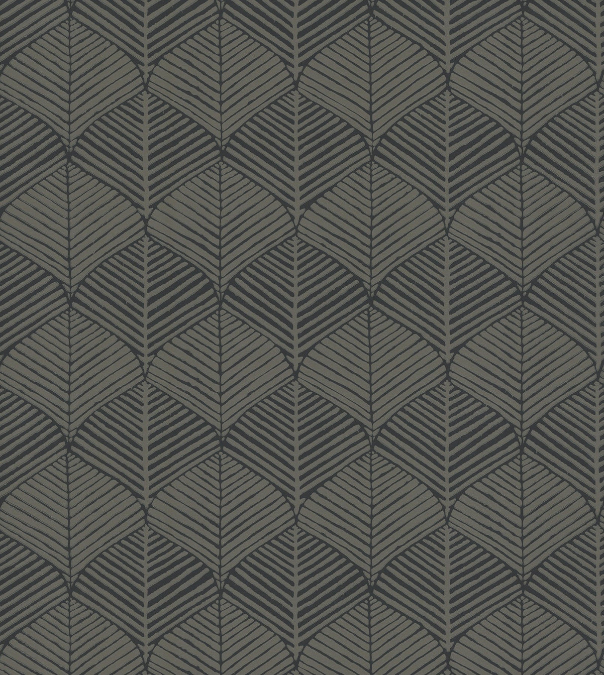 Universal Nature Shadow Black Geometric Vinyl Wallpaper - York RRD7662N