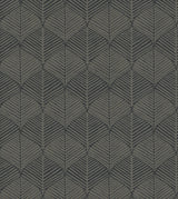 Universal Nature Shadow Black Geometric Vinyl Wallpaper - York RRD7662N
