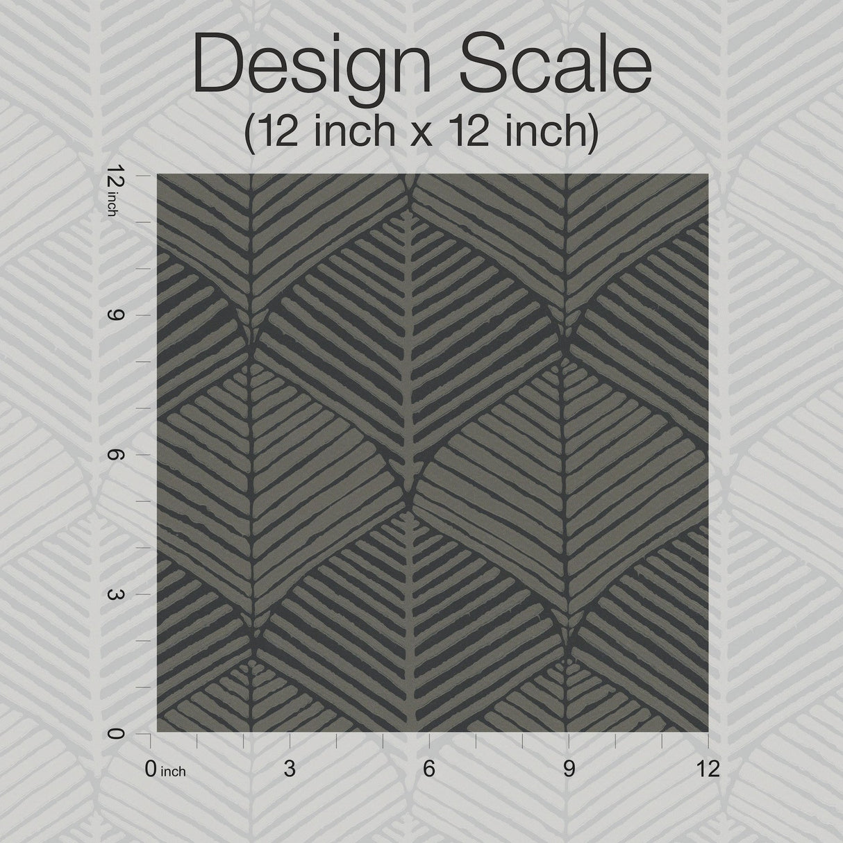 Universal Nature Shadow Black Geometric Vinyl Wallpaper - York RRD7662N