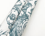 Avian Fountain Toile Jade Wallpaper with Traditional Toile Pattern - York RT7811