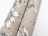 Passion Flower Toile Linen Wallpaper with Traditional Toile Pattern - York RT7852