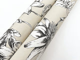 Passion Flower Toile Beige Wallpaper with Traditional Toile Floral Motif - York RT7854