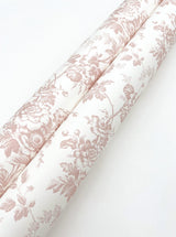 Anemone Toile Blush Wallpaper with Traditional Toile Floral Pattern - York RT7874