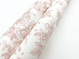 Anemone Toile Blush Wallpaper with Traditional Toile Floral Pattern - York RT7874