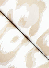 Marlowe Taupe Peel & Stick Wallpaper with Leopard Animal Print - Brewster RZS4533