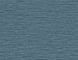 Isla Faux Jute wallpaper in Bay Blue faux grasscloth texture