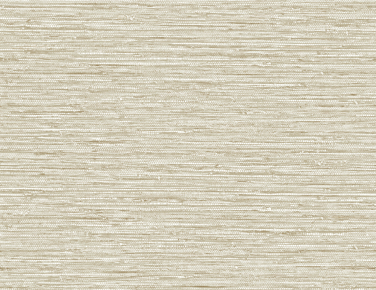 Isla Faux Jute Balanced Beige by Summer House Faux Grasscloth Vinyl Wallpaper – Seabrook Designs SC20915 -Sample