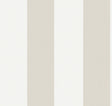 Dylan Striped Stringcloth wallpaper in Stone (beige/neutral) with wide vertical stripes and a subtle woven texture