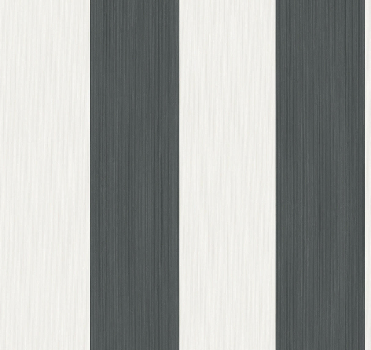 Dylan Striped Stringcloth wallpaper in deep grey with wide vertical stripes