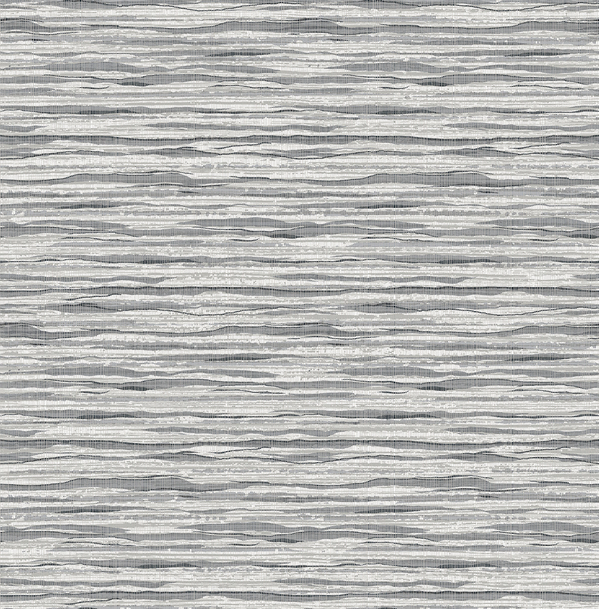 Gray wave-like stringcloth texture wallpaper sample