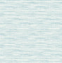 Skye Wave Stringcloth wallpaper in Pool Ripple blue coastal texture