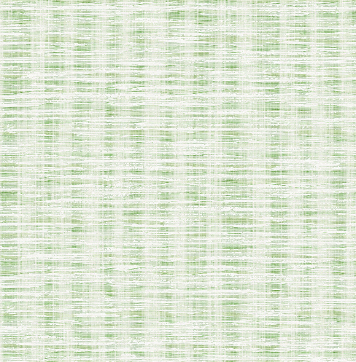 Skye Wave Stringcloth wallpaper in Baby Lettuce green with a woven sisal-inspired texture