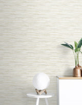 Skye Wave Stringcloth Early Clouds by Summer House Textured Sisal Wallpaper – Seabrook Designs SC21105