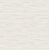 Skye Wave Stringcloth wallpaper in Barley White with a matte sisal-like texture