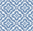 Talia Botanical Medallion wallpaper in Cottage Blue