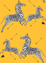 Zebra Safari Sunbeam Peel & Stick Wallpaper with Transitional Zebra Print Pattern - SCS6052