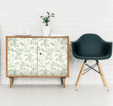 Garparilla Jade & Sandstone Peel & Stick Wallpaper with Coastal Sea Turtle Toile - Brewster SCS6056