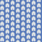 Fleur Azure Peel & Stick Wallpaper with Retro Botanical Daisy Pattern - NuWallpaper SCS6059