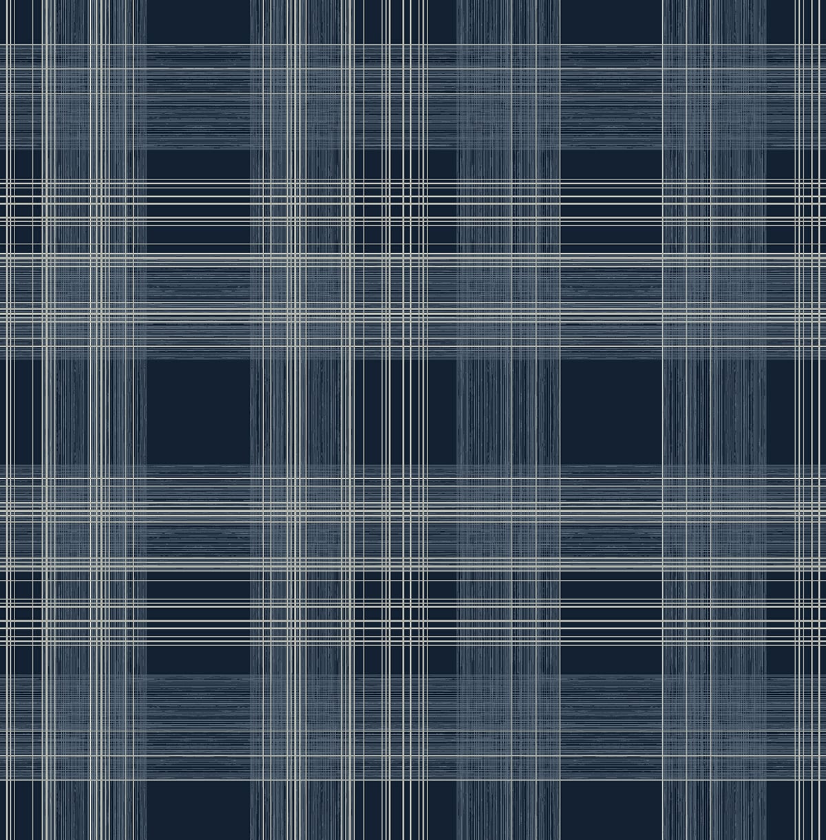 Rad Plaid Denim Blue by Stacy Garcia Peel and Stick Plaid Peel & Stick Wallpaper – Stacy Garcia Home SG10002 -Sample