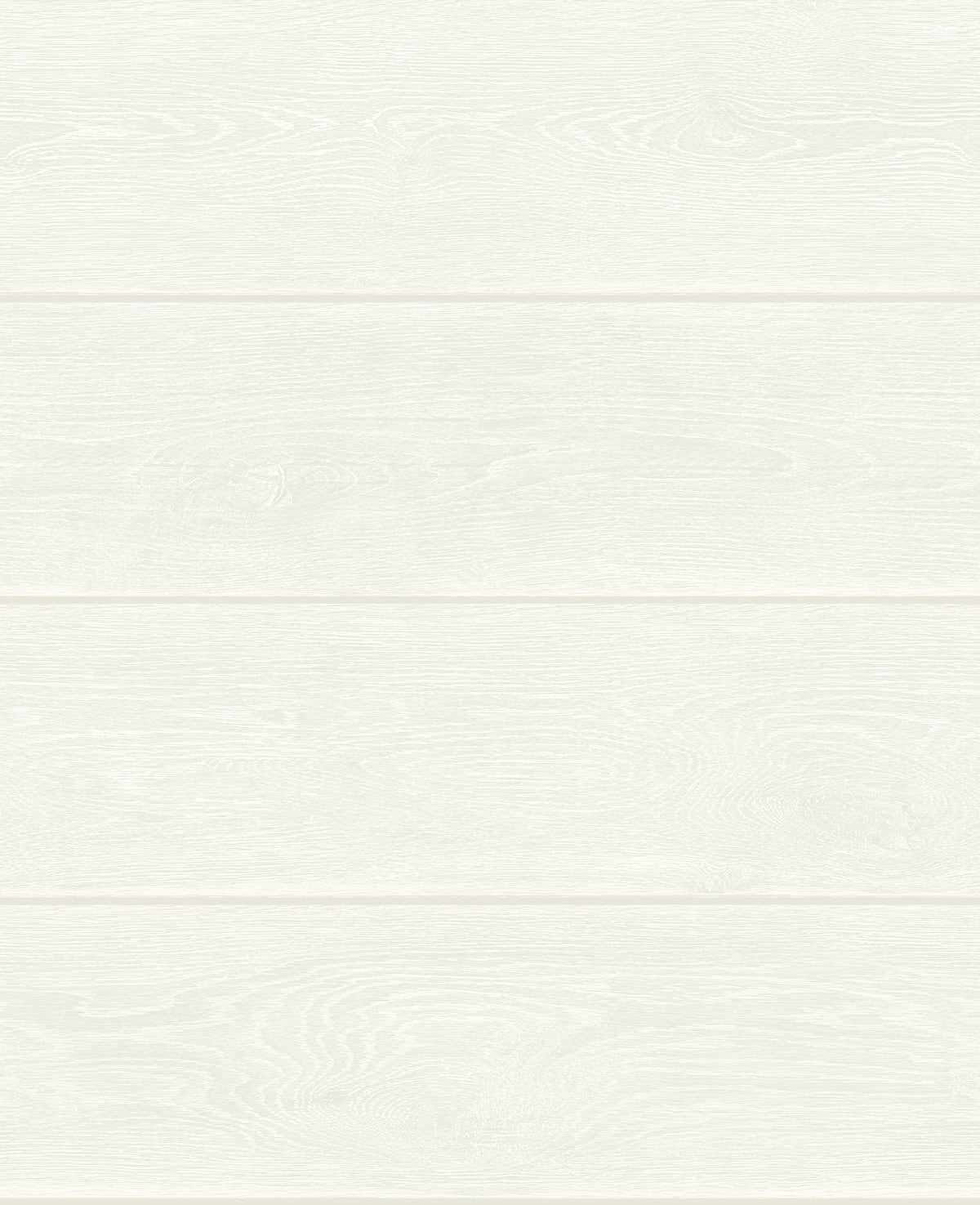 Dove white wood plank peel and stick wallpaper pattern