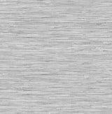 Moonstone grey grasscloth texture peel and stick wallpaper