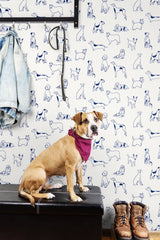 Best in Show Indigo by Stacy Garcia Peel and Stick Peel & Stick Wallpaper – Stacy Garcia Home SG10402