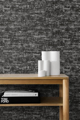 Interference Ash Grey by Stacy Garcia Peel and Stick Abstract Texture Wallpaper – Stacy Garcia Home SG10500