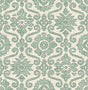 Augustine Mineral Green geometric peel and stick wallpaper pattern