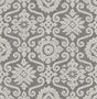 Augustine pewter and stone geometric peel and stick wallpaper pattern