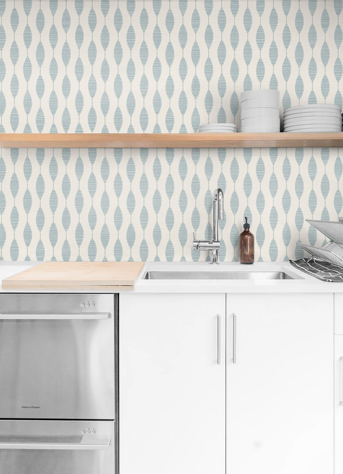 Ditto Blue Opal by Stacy Garcia Peel and Stick Geometric Wallpaper – Stacy Garcia Home SG10912