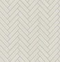 Metallic lunar grey and silver herringbone inlay peel and stick wallpaper pattern