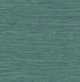 Saybrook Paradise Teal by Stacy Garcia Peel and Stick Faux Rushcloth Peel & Stick Wallpaper – Stacy Garcia Home SG11404-Sample