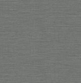 Seaside Faux Sisal peel and stick wallpaper in slate grey with faux sisal texture