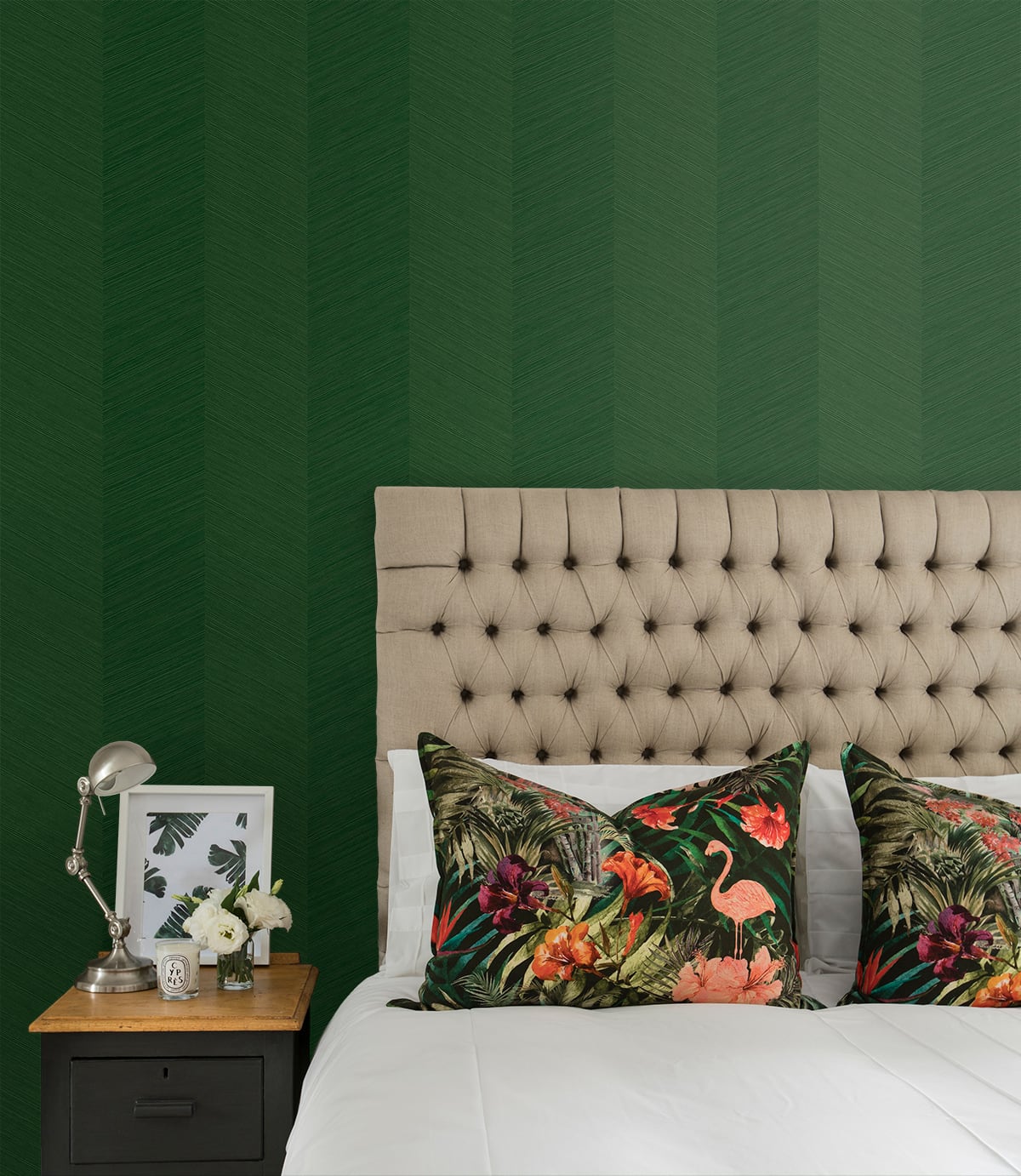 Chevy Hemp Banana Leaf Green by Stacy Garcia Home Peel & Stick Vinyl Grasscloth Wallpaper – Stacy Garcia Home SG11604