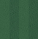 Deep green chevron grasscloth-look peel and stick wallpaper texture