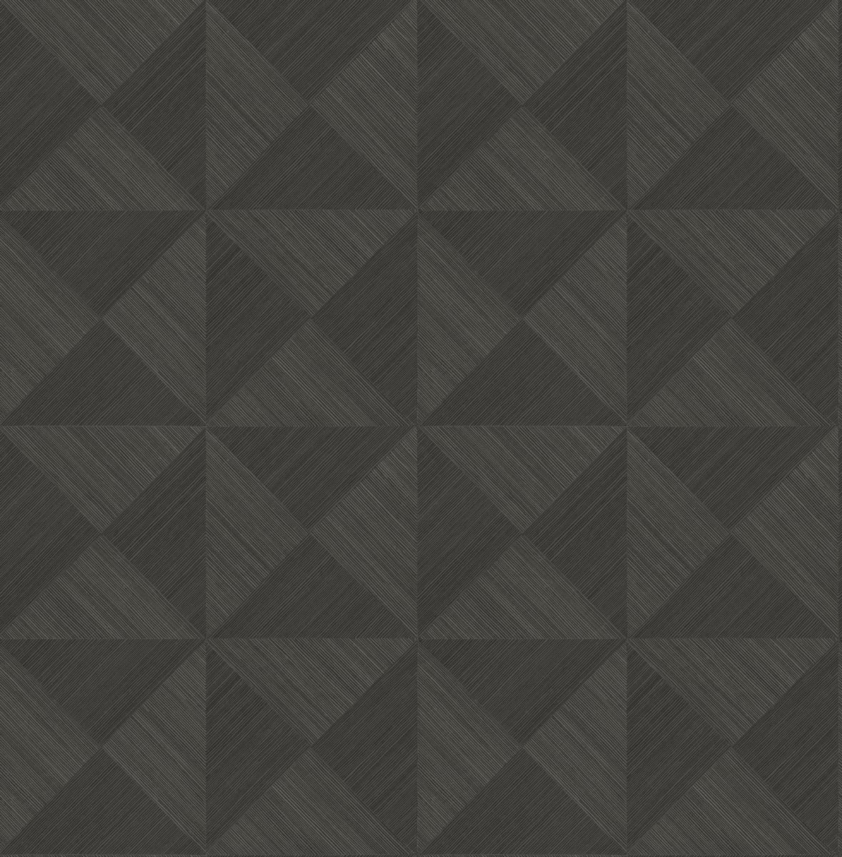 Geo Inlay charcoal geometric peel and stick wallpaper pattern