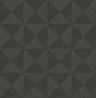 Geo Inlay charcoal geometric peel and stick wallpaper pattern