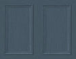 Denim blue faux wood panel peel and stick wallpaper with a matte finish.