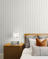 Faux Wooden Slats Dove by Stacy Garcia Peel and Stick Peel & Stick Wallpaper – Stacy Garcia Home SG12100