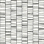 Organic Stripe monochrome peel and stick wallpaper pattern in off-white with black and gray stripes