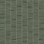 Green organic stripe peel and stick wallpaper with a satin finish