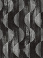 Half Circles charcoal geometric peel and stick wallpaper pattern