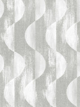 Half Circles grey peel and stick geometric wallpaper with satin finish