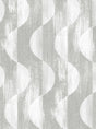 Half Circles grey peel and stick geometric wallpaper with satin finish