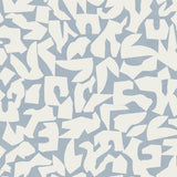 Graphic Geo blue and white geometric peel and stick wallpaper pattern