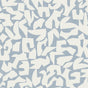Graphic Geo blue and white geometric peel and stick wallpaper pattern