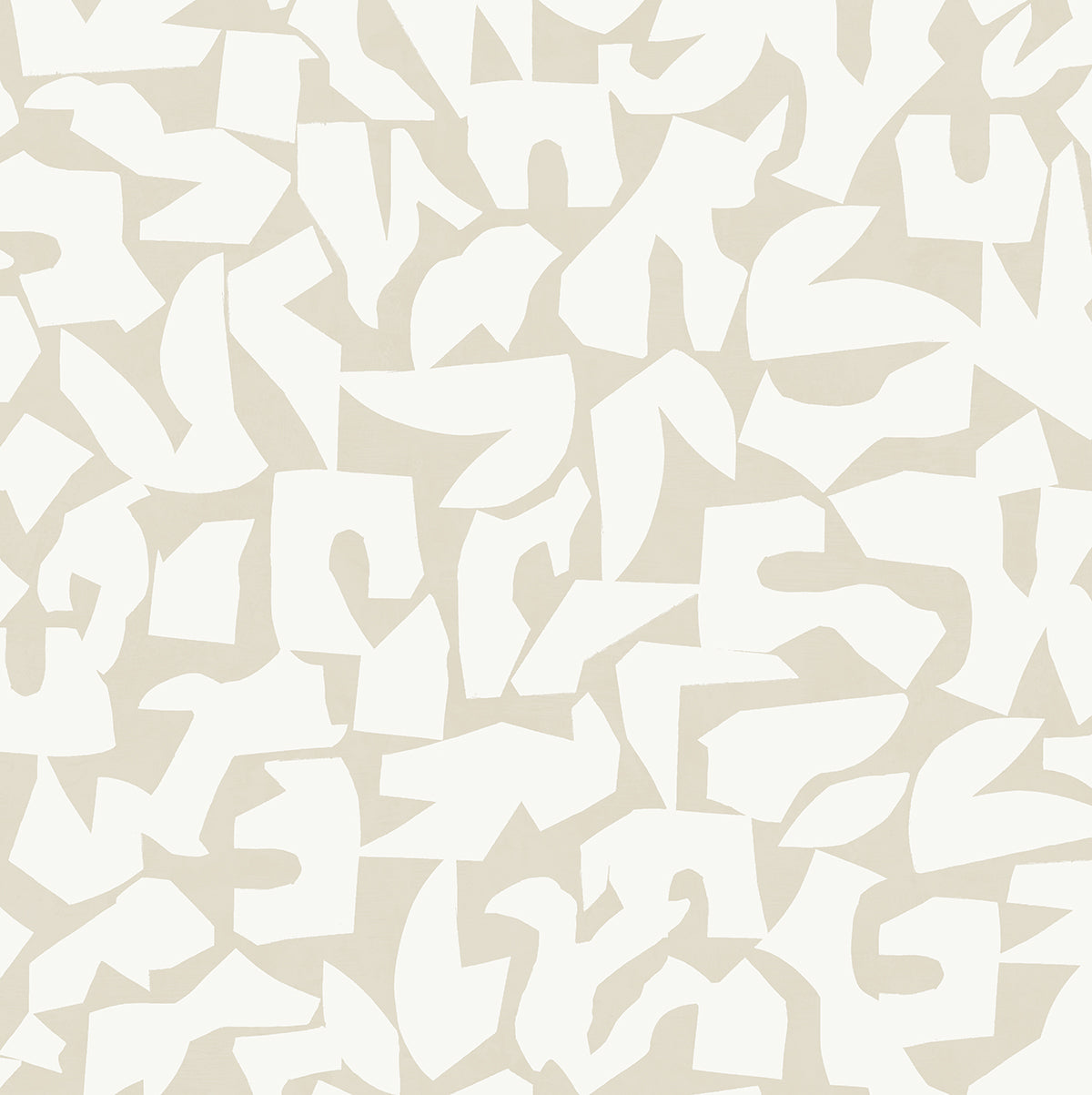 Graphic Geo Beige by Stacy Garcia Peel & Stick Geometric Wallpaper – Stacy Garcia Home SG12805 - Sample