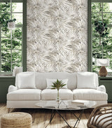 Fossil Palm Pavestone by Stacy Garcia Peel and Stick Botanical Wallpaper – Stacy Garcia Home SG13408