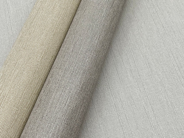 Shimmering Linen Grey Textured Wallpaper - York SI18551